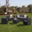 Claire 7 személyes kerti bútor garnitúra