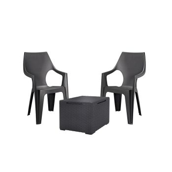   Dante Balcony magas támlás kerti bútor garnitúra szett vigo asztallal