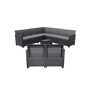   Claire V 9 személyes kerti bútor garnitúra vigo tárolós asztallal