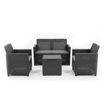   Claire IV 4 személyes kerti bútor garnitúra vigo tárolós asztallal