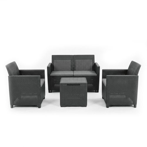 Claire IV 4 személyes kerti bútor garnitúra vigo tárolós asztallal