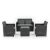 Claire IV 4 személyes kerti bútor garnitúra vigo tárolós asztallal