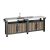 Decocoat unity chef műanyag kerti grill asztal 415l