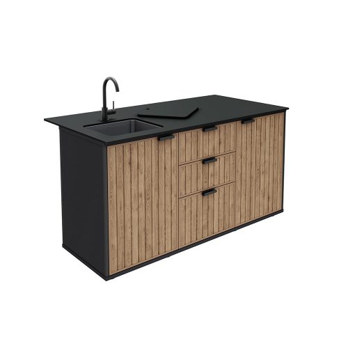 Deco compact kültéri konyha mosogatóval csapteleppel