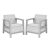 Scandi linea duo kerti fotel