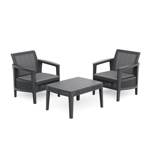 Atlas linea műanyag balkon szett párnával