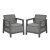 Scandi linea duo kerti fotel