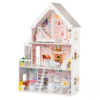 XXL Pudrowa Mansion fa babaház 3 emeletes
