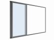 LUXE S8 tolóajtók 270x218cm 3 m-ig antracit