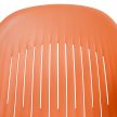 Ballena műanyag kerti szék fém lábbal, narancssárga