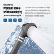 POSEION BT100® Prémium koreai revitalizáló zuhanyfej vízszűrővel, mágneses-ionizáló technológiával, szürke