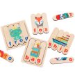 Angol tanuló puzzle oktató fajáték