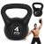 Kettlebell 4 kg fekete