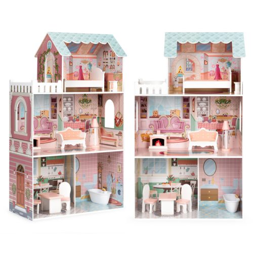 Barbie babaház bútorral