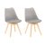 Silla étkezőszék 2 db szürke színben