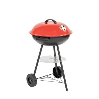 Faszenes kerti gömb grillsütő kerekes