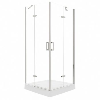Flow Chrome 80 szögletes zuhanykabin zuhanytálcával