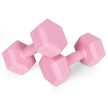 Hex súlyzó szett 2x2 kg rózsaszín
