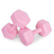 Hex súlyzó szett 2x3 kg rózsaszín