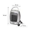 Loa elektromos kerámiabetétes hősugárzó 750W/1500W