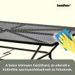 Melfi fém mesh kerti asztal 150x90x75 cm