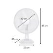 Breeze asztali ventilátor 40 W 34 cm