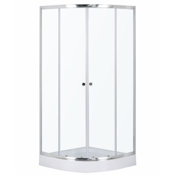 Leo 90 Chrome íves zuhanykabin zuhanytálcával