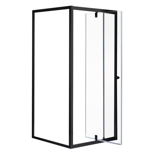 Flexi 80x80 cm falsíkra szerelhető szögletes zuhanykabin zuhanytálca nélkül