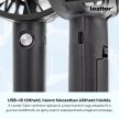 Galar kézi hordozható usb ventilátor tartóval 4 W 1200 mAh