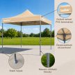 Összecsukható kerti pavilon 3x4 m