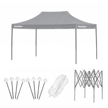Összecsukható kerti pavilon 3x4,5 m