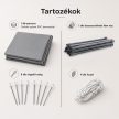 Összecsukható kerti pavilon 3x4,5 m