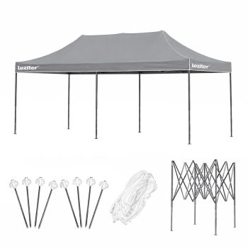Összecsukható kerti pavilon 3x6 m