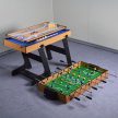 4 az 1-ben játékasztal, csocsó, ping-pong, biliárd és curling bowling játékhoz