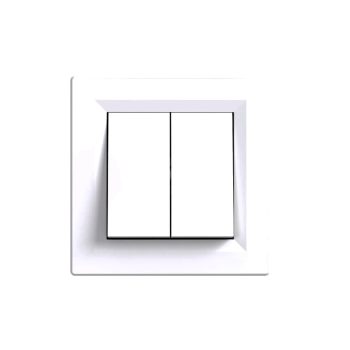 Nova csillárkapcsoló 105 fehér kerettel