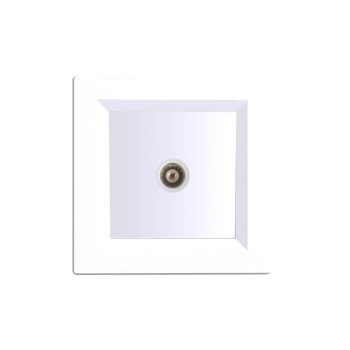 Nova TV csatlakozóaljzat fehér kerettel