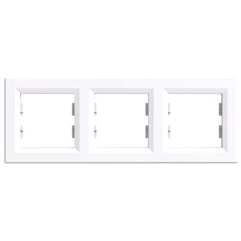 Nova hármas keret vízszintes fehér