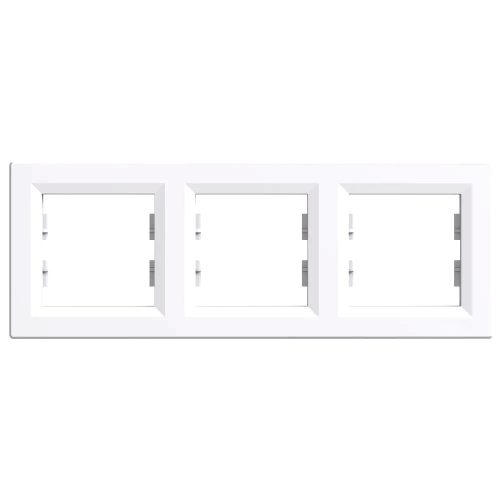 Nova hármas keret vízszintes fehér