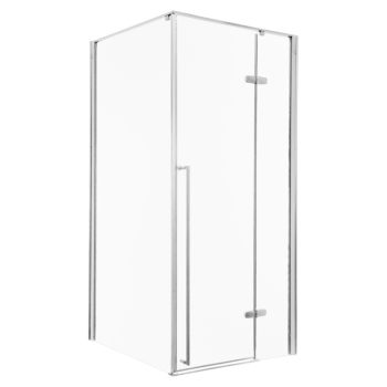 Long 80x80 króm szögletes zuhanykabin tálca nélkül