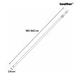Teleszkópos rúd medence tisztító hálóhoz LMTH-01 2x180 cm, 0,8 mm, ezüst