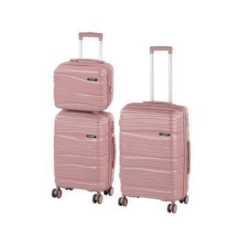TraveLux Voyager VIII gurulós bőrönd szett