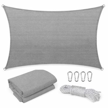 Rana napvitorla négyszög alakú 5x6 m szürke