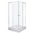 Olga SQ 80x80 cm szögletes zuhanykabin zuhanytálcával