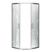 Spirit Bamboo 90x90 cm íves zuhanykabin zuhanytálca nélkül