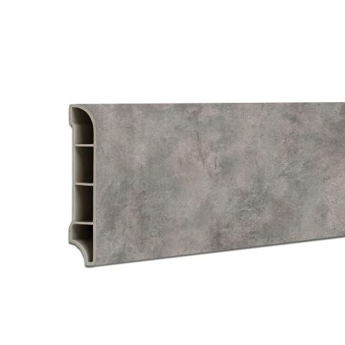 Vinyl SPC padlószegély Serona kőhatású homokszürke 2400x60x12 mm