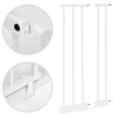 Biztonsági korlát 74-105 cm lépcsőkhöz és ajtókhoz acél fehér