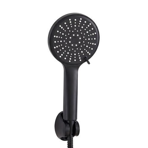 Lili 5 funkciós kézizuhany tömlővel tartóval fekete