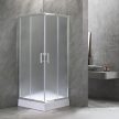 Spirit Matt 80x80 cm szögletes zuhanykabin, zuhanytálcával