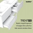Trent 120 alsó szekrény mosdóval