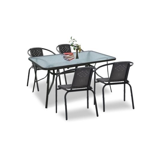 Elzas 4+1 kerti bútor garnitúra szett